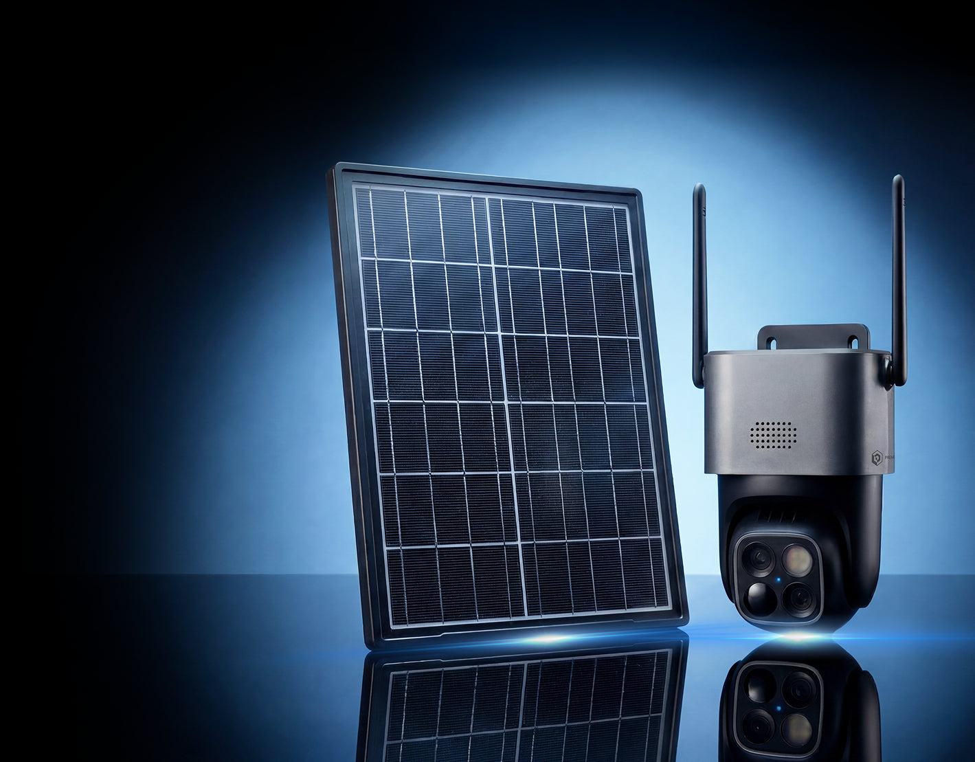 Never Sleeps Camera with Solar Panel