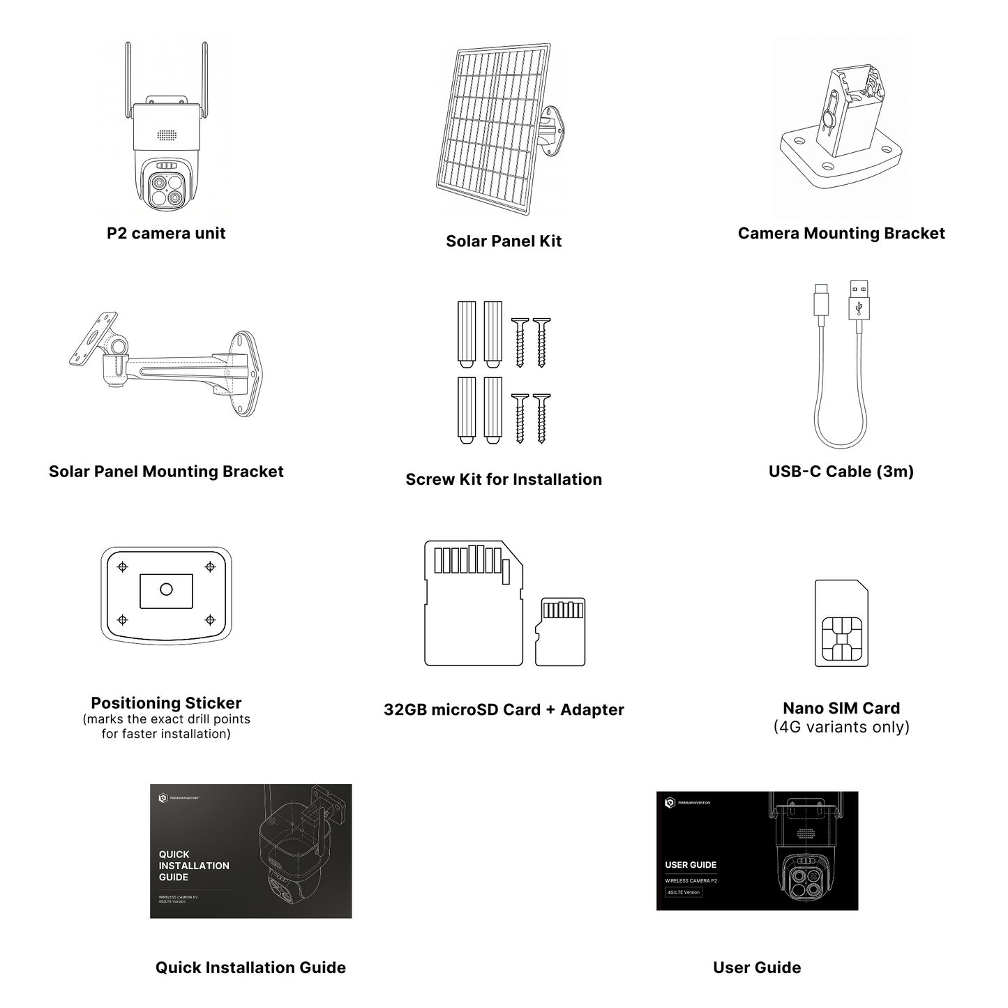 P2 Wireless Camera, WIFI US version