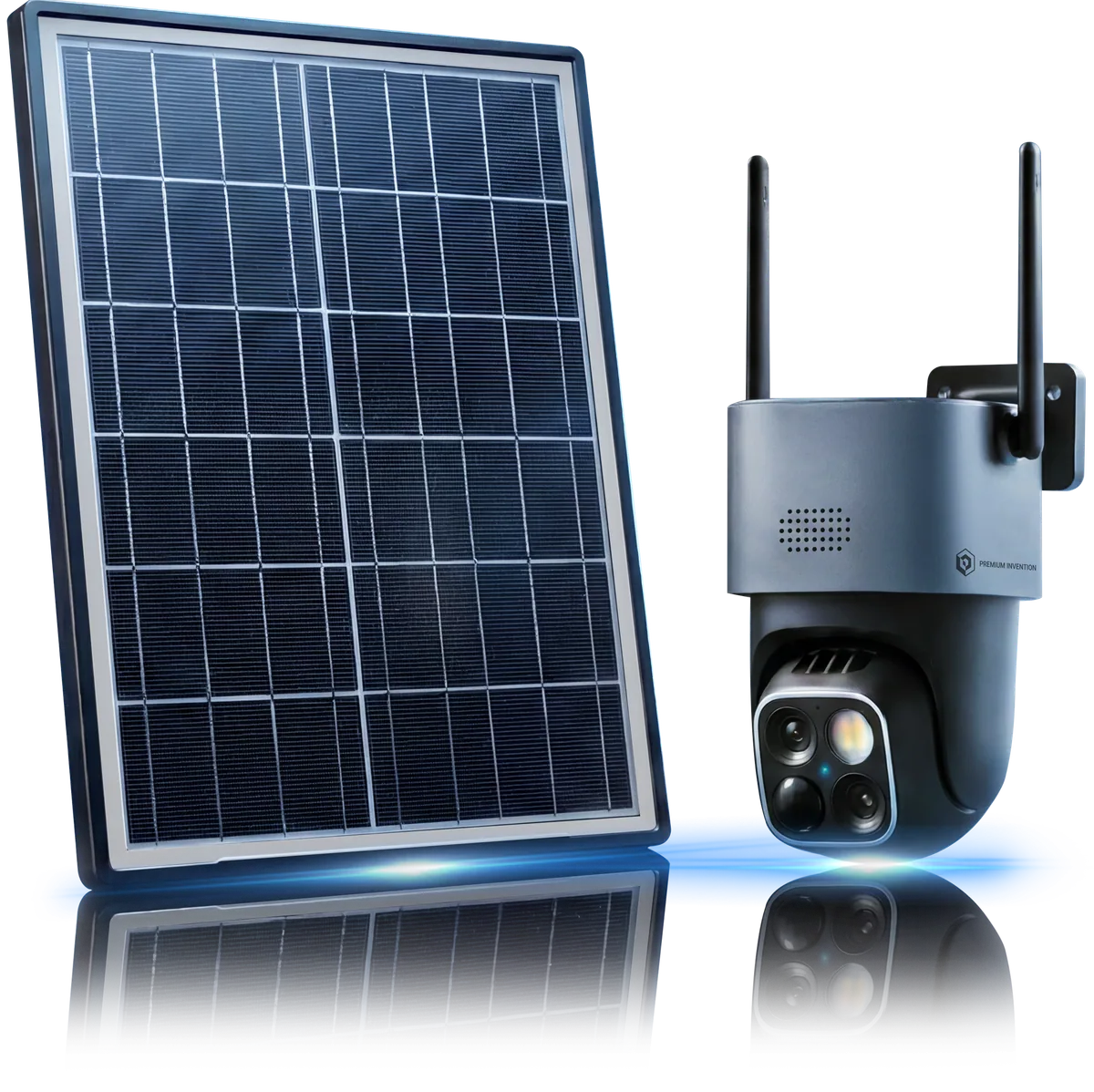 P2 camera with its solar panel